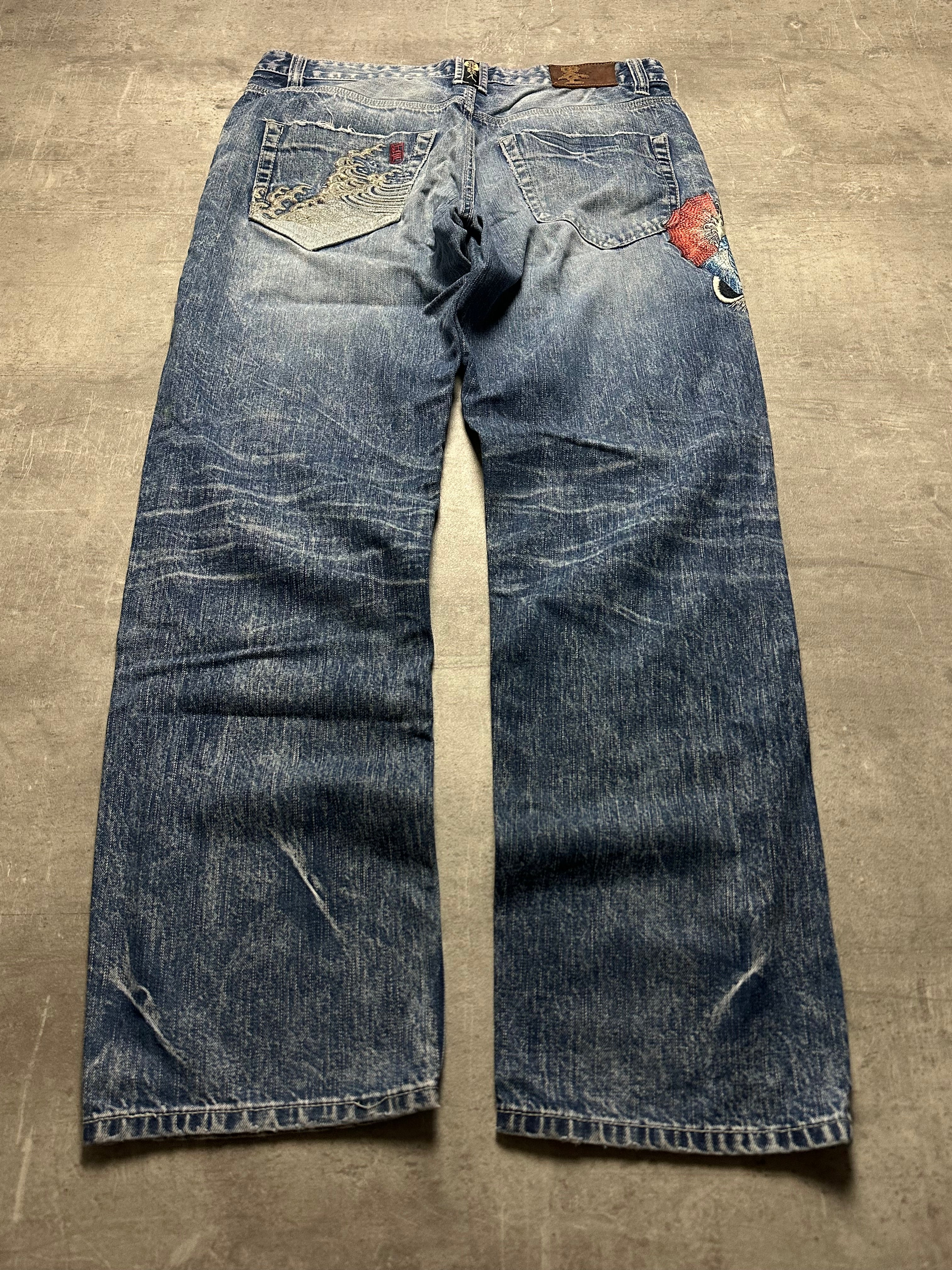 VINTAGE JAPANESE STYLE BAGGY DENIM - L