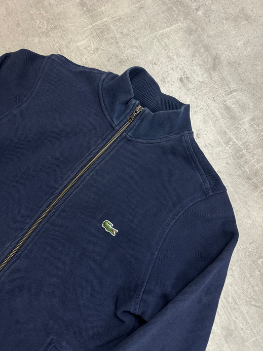 NAVY LACOSTE ZIP SWEATSHIRT KNIT - XS/S
