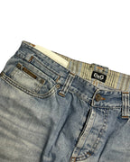 BLUE VINTAGE DOLCE&GABANNA BIG LOGO BAGGY DENIM RARE