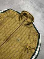 YELLOW LACOSTE SPORTSWEAR TRACK JACKET - S/M