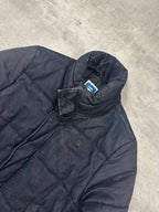 NAVY VINTAGE G-STAR DOWN PUFFER DENIM JACKET - 2000s - M/L