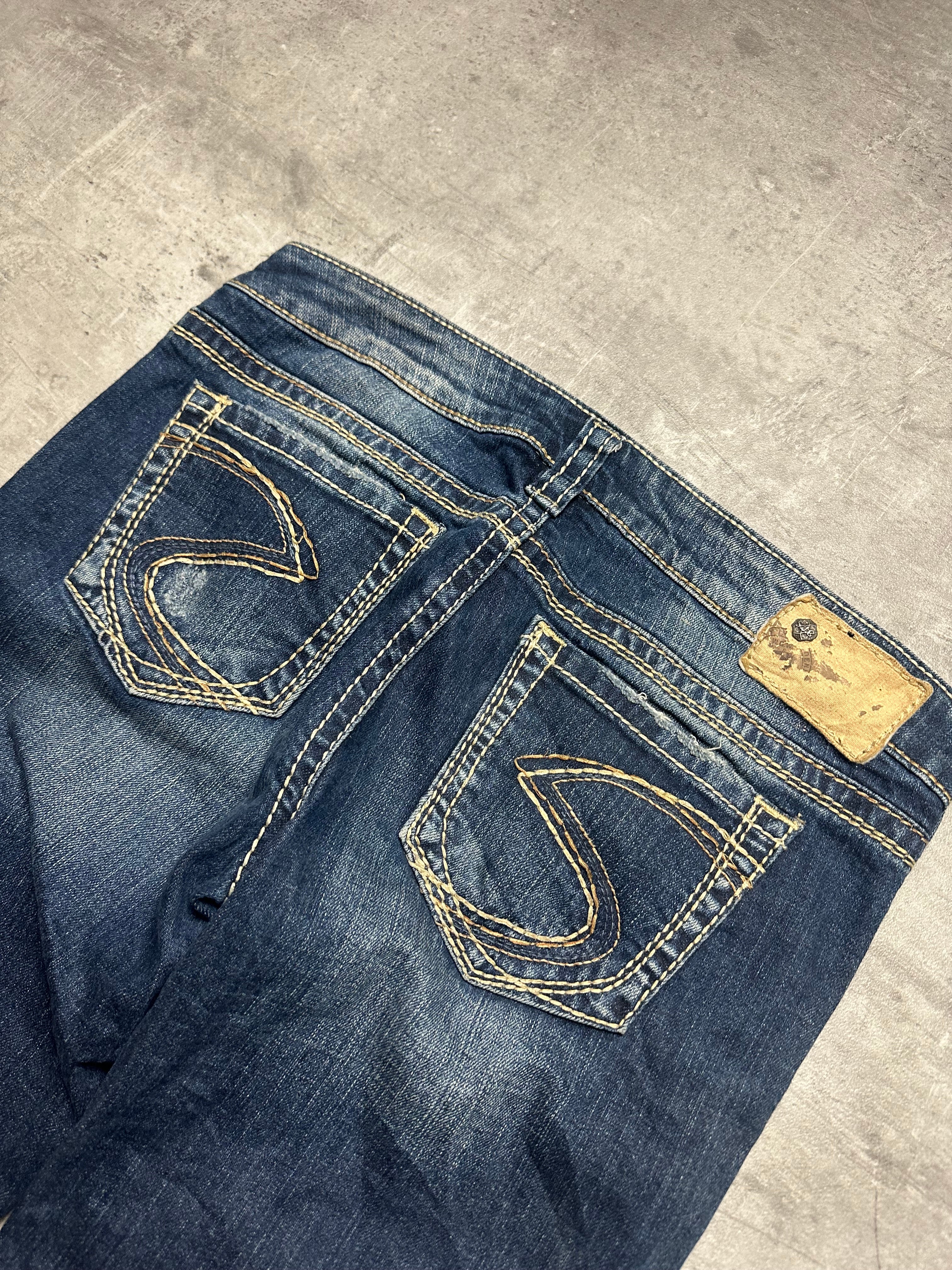 VINTAGE Y2K STYLE BAGGY BOOTCUT DENIM - S/M