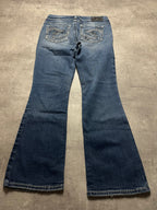 VINTAGE Y2K MISS ME STYLE BOOTCUT DENIM - S