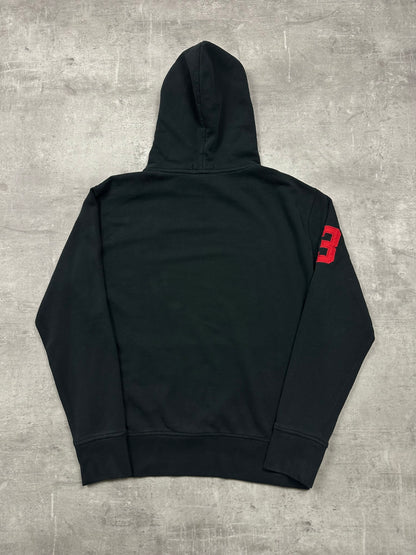 BLACK/RED POLO RALPH LAUREN BIG PONY HOODIE - M/L