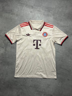 BEIGE/BURGUNDY ADIDAS RETRO FIREBIRD 2024 MUSIALA JERSEY - S/M
