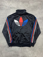 BLACK VINTAGE ADIDAS CHILE62 TRACK JACKET - 2000s - S