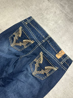 VINTAGE Y2K STYLE BAGGY BOOTCUT DENIM - M/L