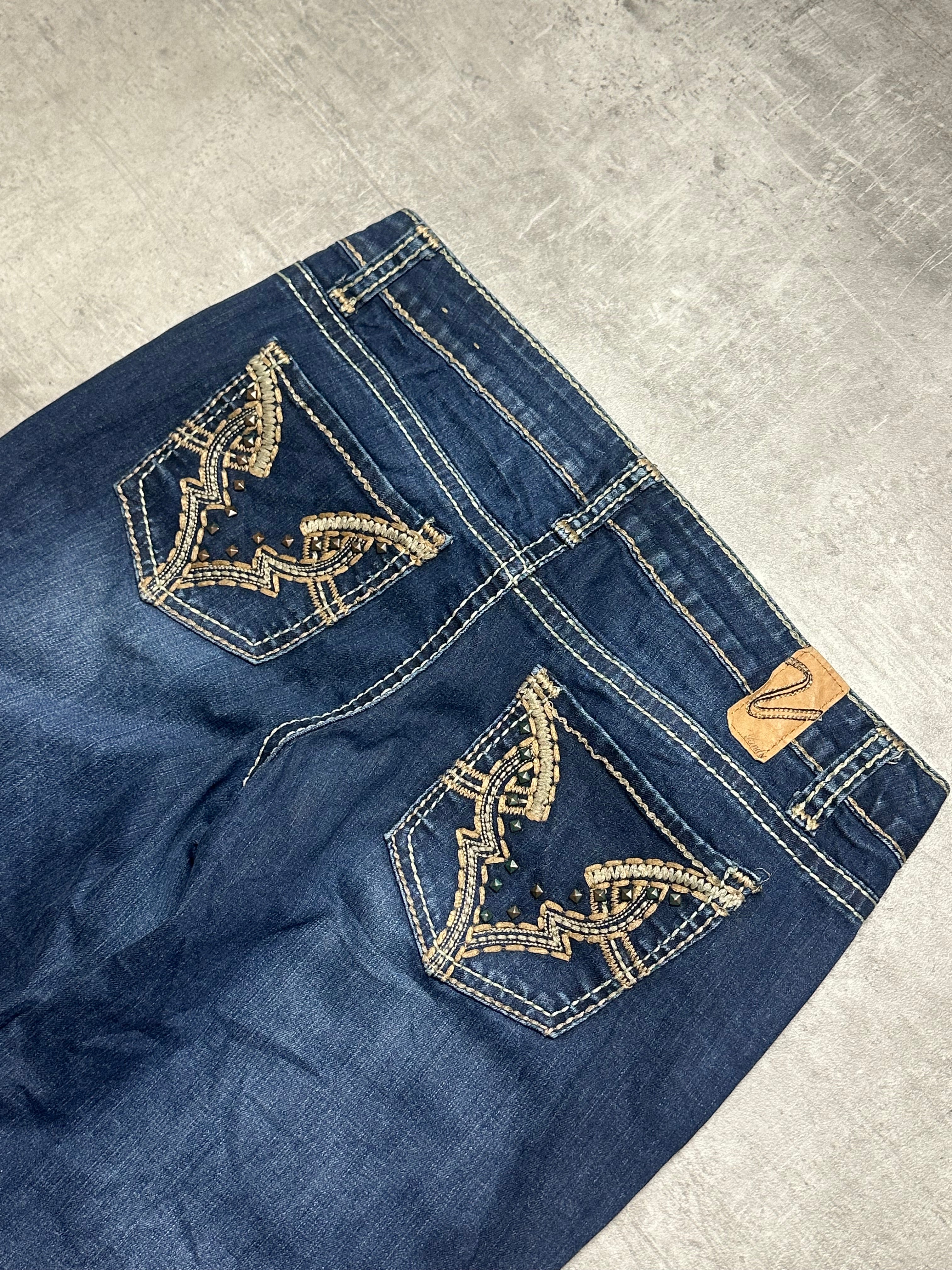VINTAGE Y2K STYLE BAGGY BOOTCUT DENIM - M/L