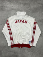 WHITE/RED VINTAGE ADIDAS FIREBIRD JAPAN TRACK JACKET VERY RARE - 2000s - S/M