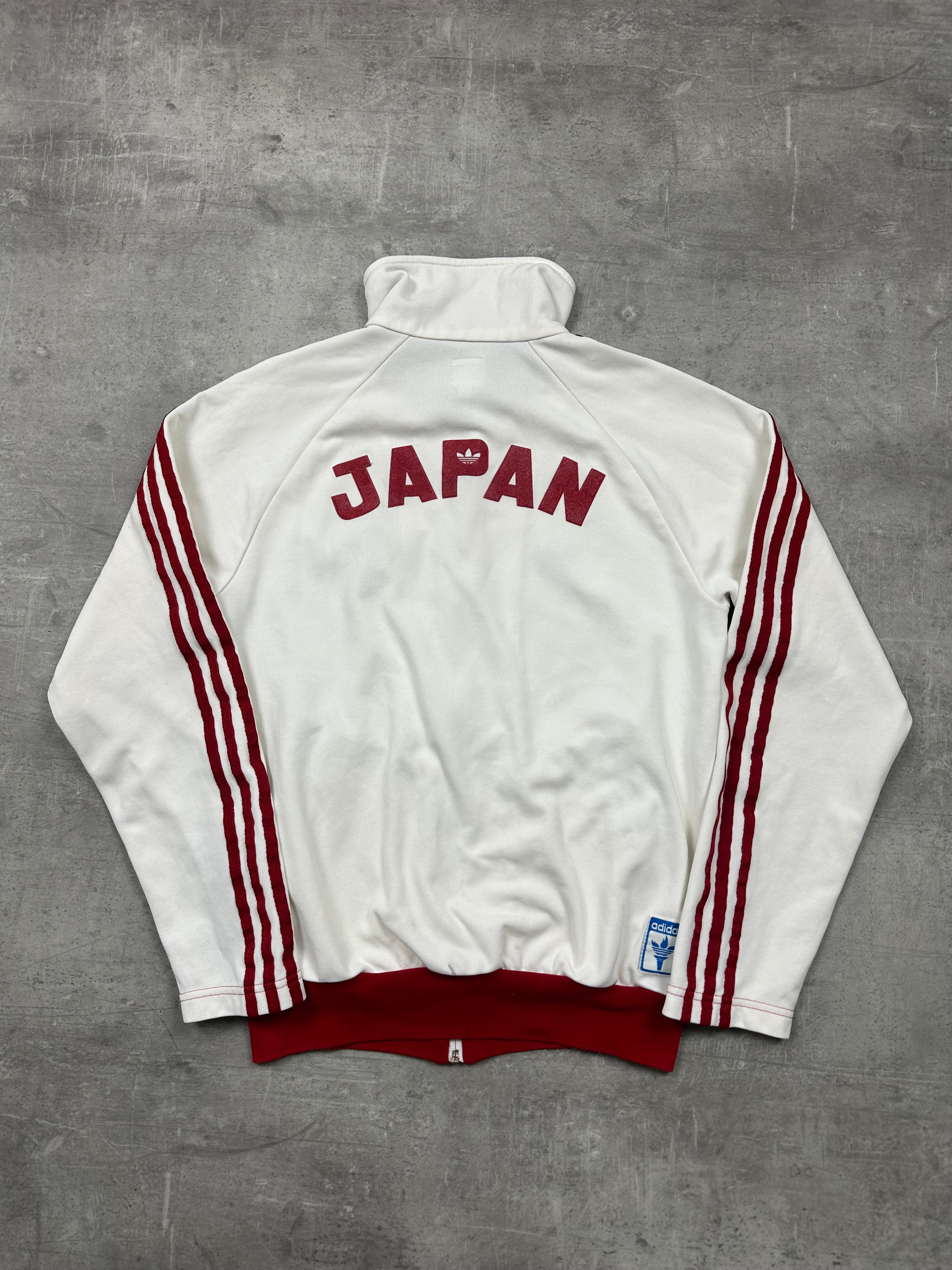 WHITE/RED VINTAGE ADIDAS FIREBIRD JAPAN TRACK JACKET VERY RARE - 2000s - S/M