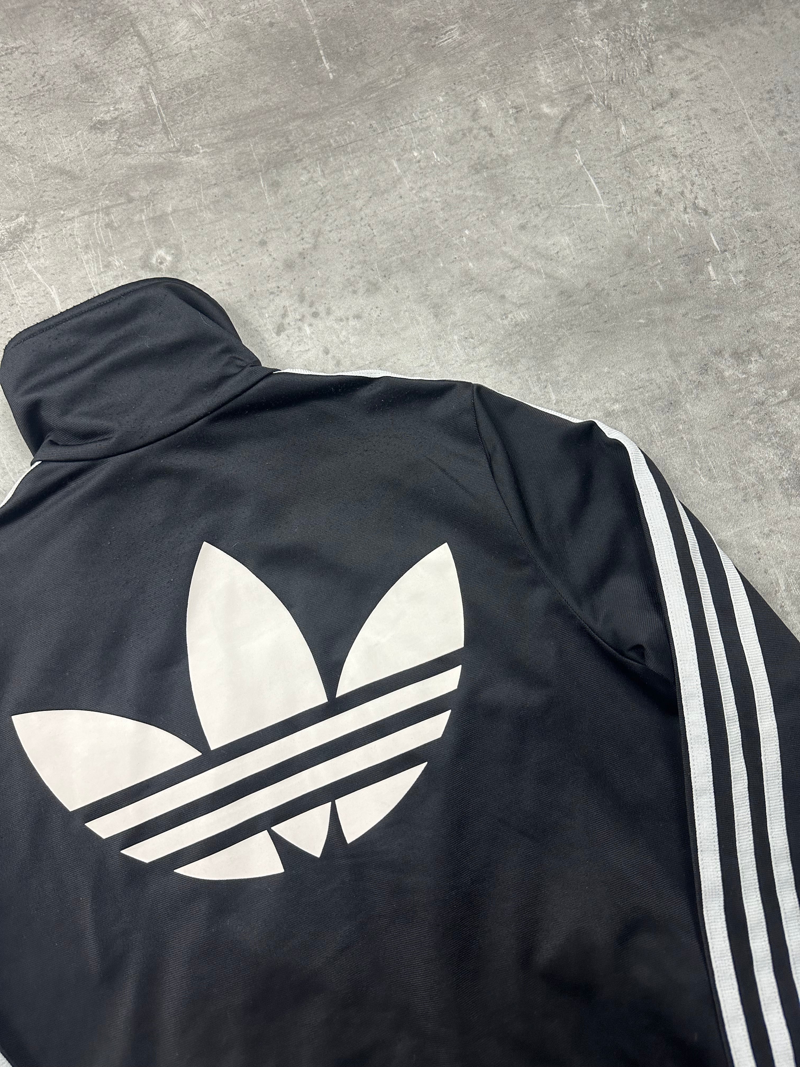 BLACK/WHITE VINTAGE ADIDAS FIREBIRD TRACK JACKET (W) - 2000s - S