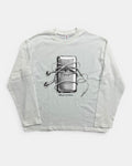WHITE iPod VIBES GRAPHIC LONGSLEEVE