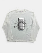 WHITE iPod VIBES GRAPHIC LONGSLEEVE