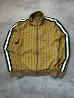 YELLOW LACOSTE SPORTSWEAR TRACK JACKET - XS/S