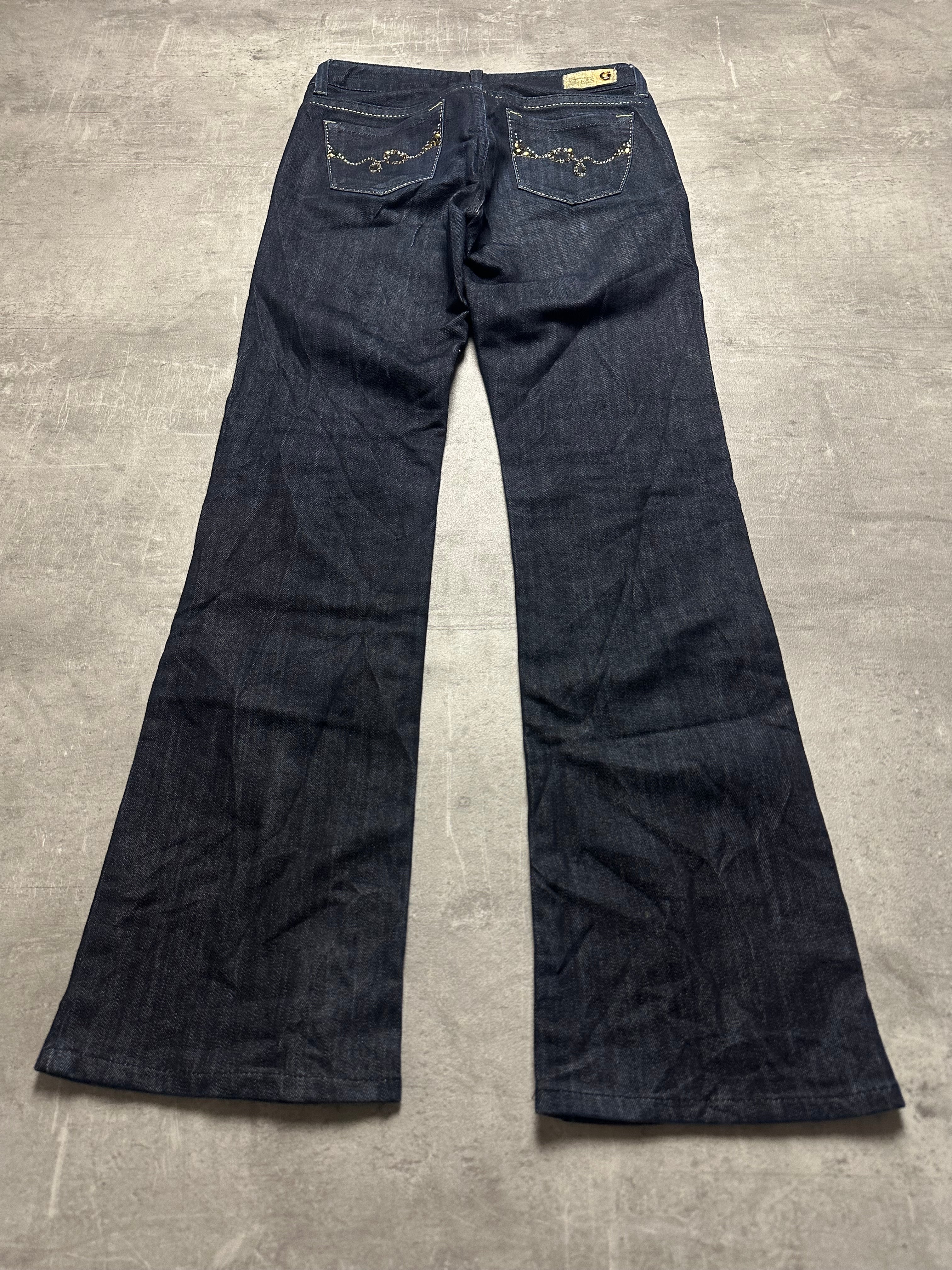 VINTAGE Y2K GUESS BOOTCUT DENIM - S