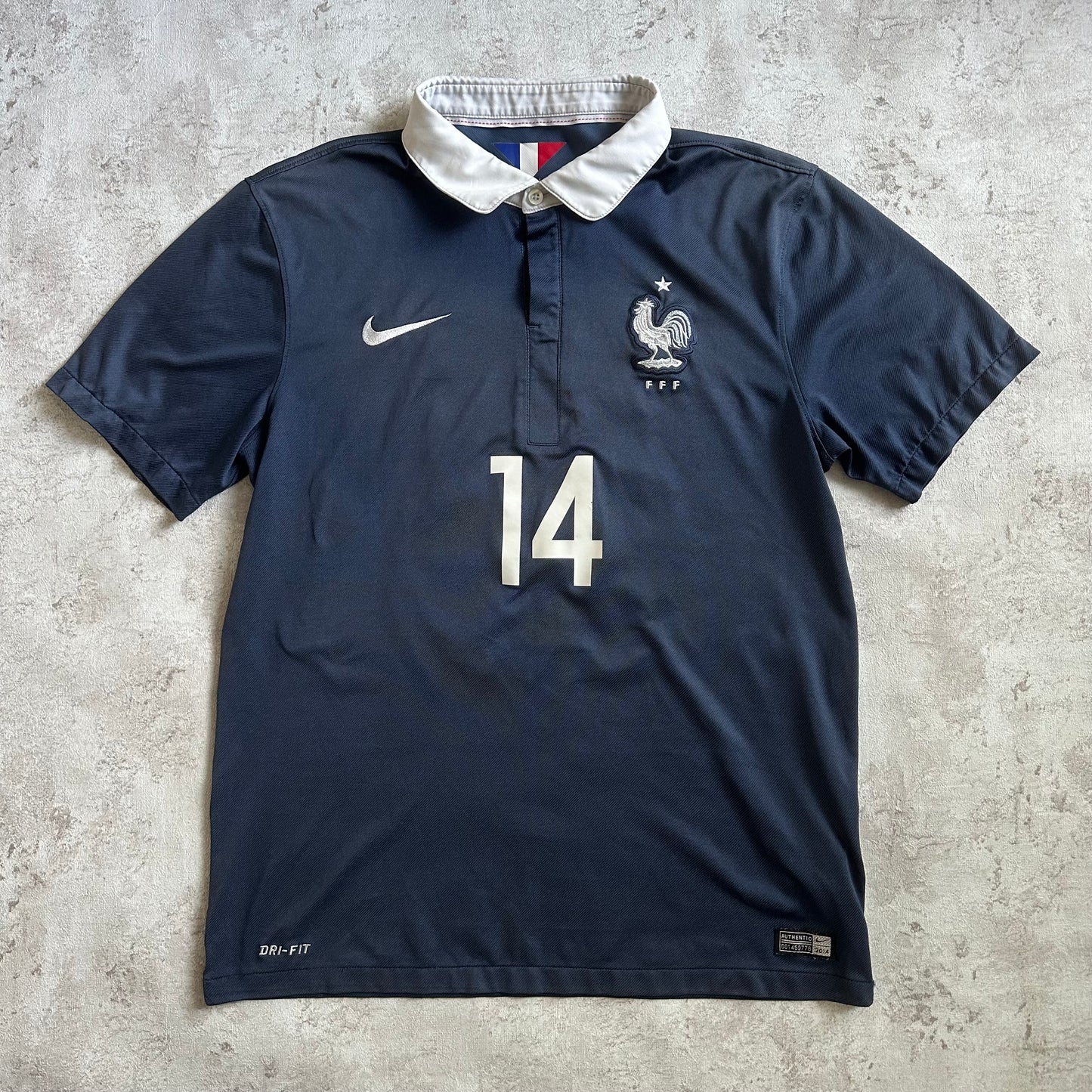 BLUE NIKE MATUIDI TRIKOT FRANCE - 2000s - M/L