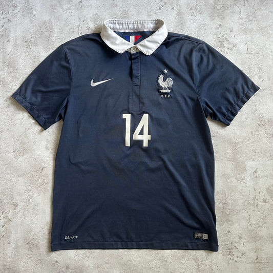 BLUE NIKE MATUIDI TRIKOT FRANCE - 2000s - M/L