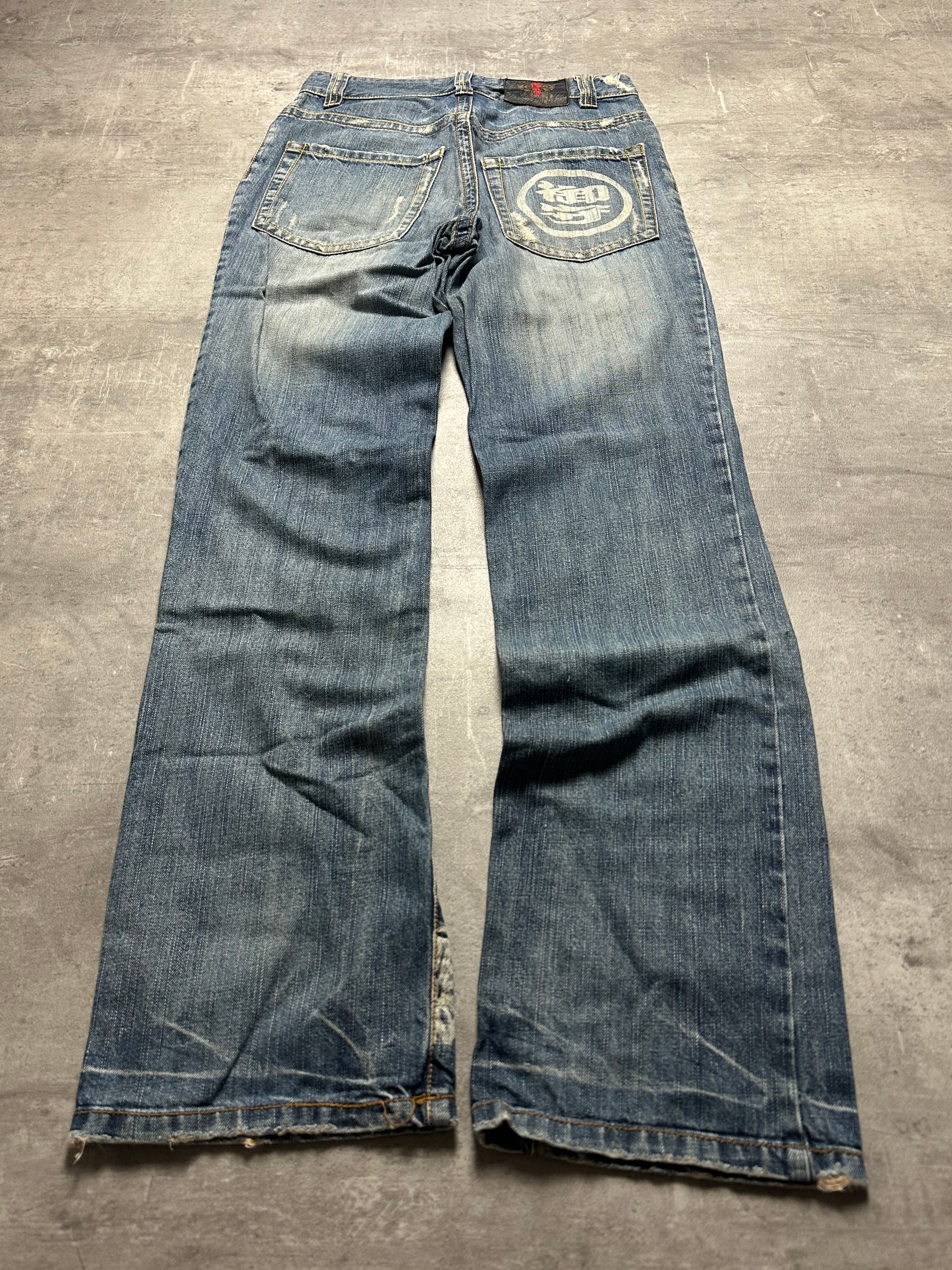 VINTAGE JAPANESE STYLE BAGGY DENIM - M