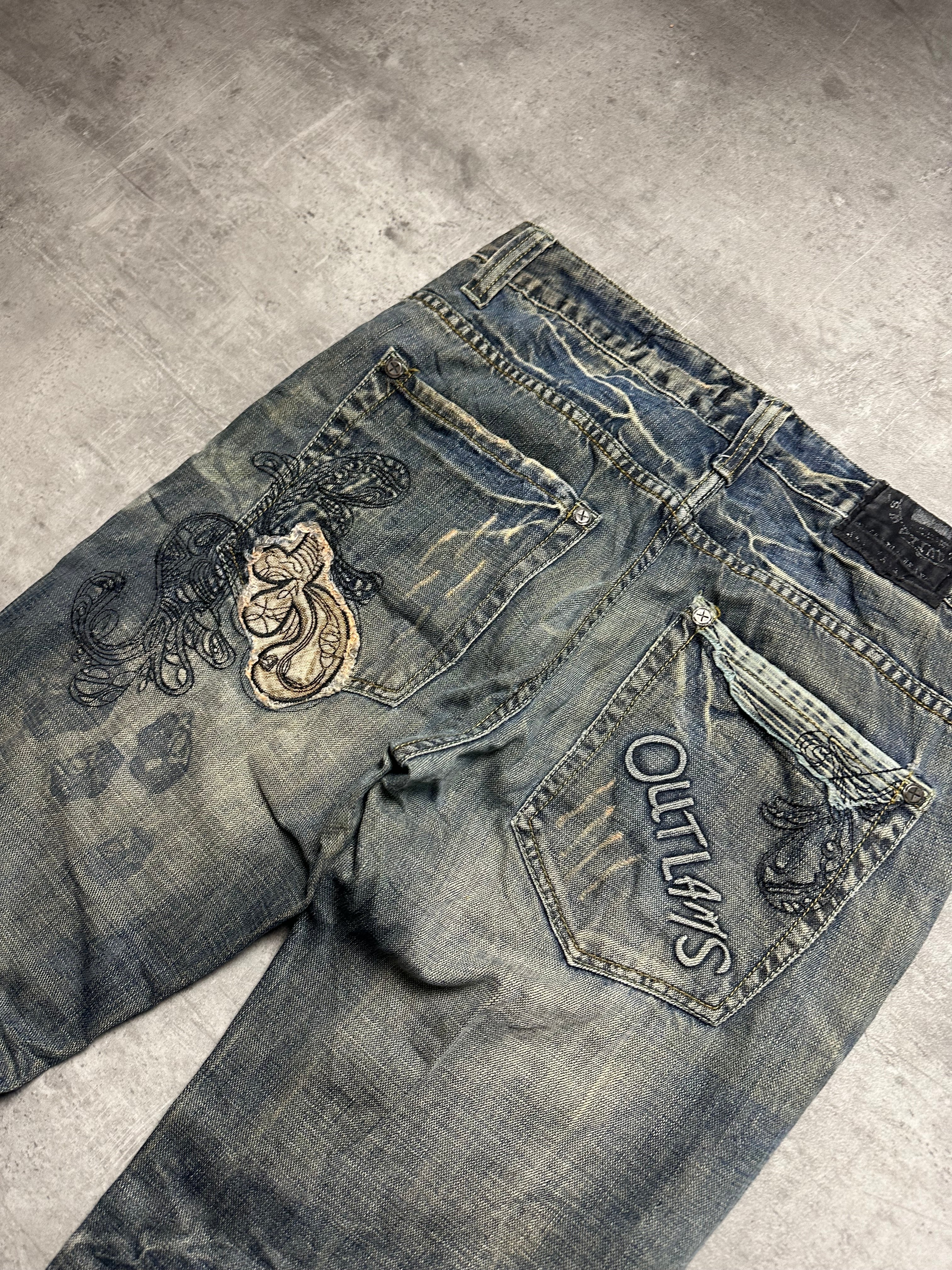 VINTAGE JAPANESE STYLE BAGGY DENIM - M/L