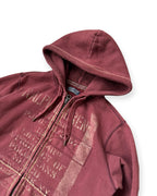 BORDEAUX POLO JEANS STITCHED HOODIE RARE