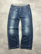 BLUE VINTAGE G-STAR RAW BAGGY DENIM - 2000s - M/L