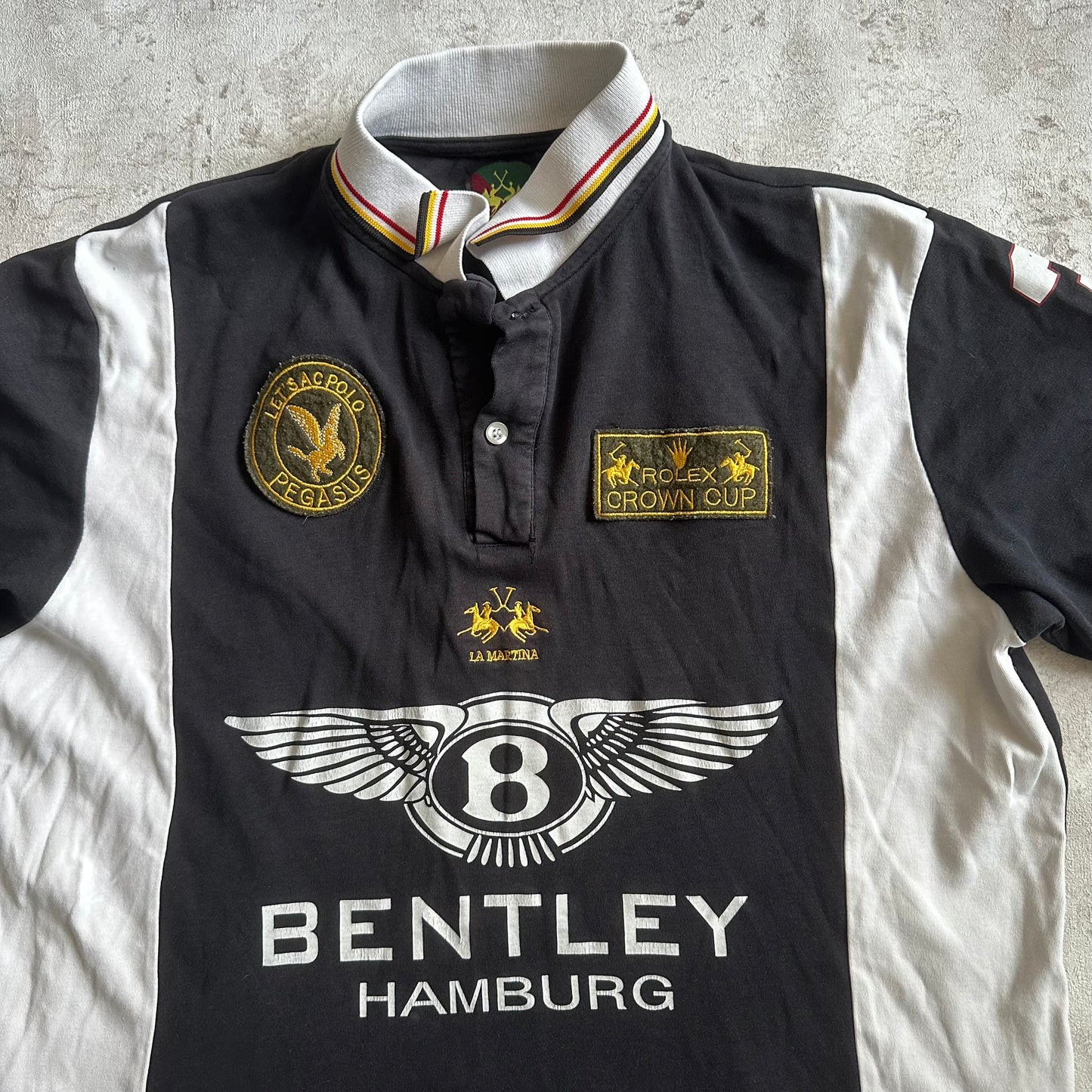 BLACK/WHITE LA MARTINA POLO BENTLEY - 2000s - M/L