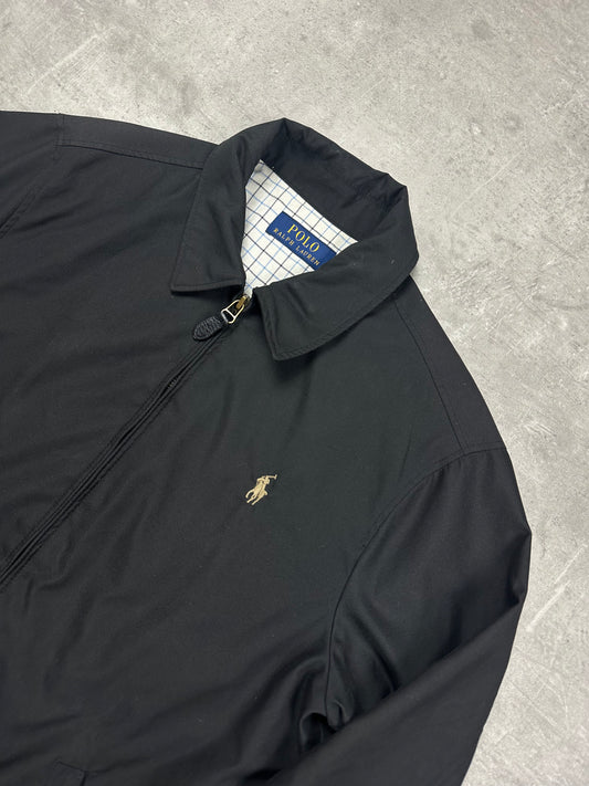 BLACK POLO RALPH LAUREN HARRINGTON JACKET - S/M