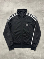 BLACK/WHITE VINTAGE ADIDAS FIREBIRD TRACK JACKET (W) - 2000s - S