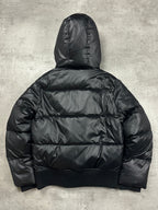 BLACK VINTAGE G-STAR RAW SHINY PUFFER JACKET - 2000s - M/L