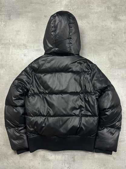 BLACK VINTAGE G-STAR RAW SHINY PUFFER JACKET - 2000s - M/L