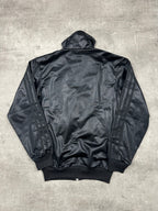 BLACK VINTAGE ADIDAS CHILE62 TRACK JACKET - 2000s - XS/S
