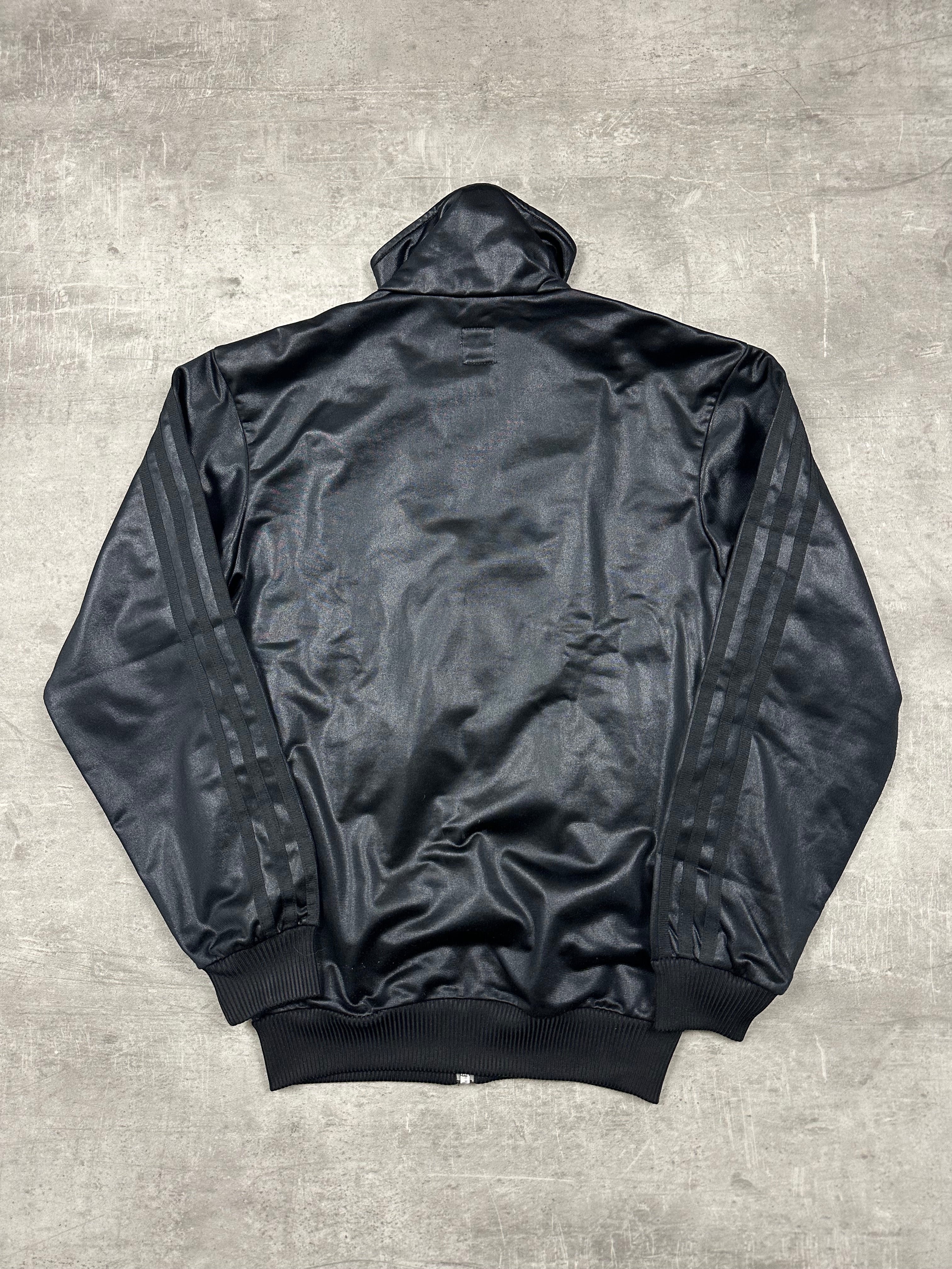 BLACK VINTAGE ADIDAS CHILE62 TRACK JACKET - 2000s - XS/S