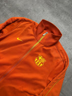 ORANGE NIKE RETRO FC BARCELONA TRACKJACKET - 2000s - M/L