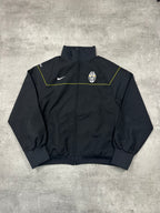 BLACK/YELLOW VINTAGE NIKE JUVENTUS TRACK JACKET - 2000s - M/L