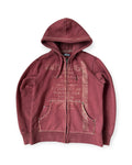 BORDEAUX POLO JEANS STITCHED HOODIE RARE