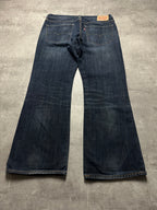 NAVY VINTAGE LEVI'S 527 BOOTCUT BAGGY DENIM