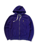 PURPLE POLO RALPH LAUREN ZIP HOODIE