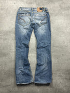 BLUE VINTAGE FLARED DENIM - 2000s (W) - S