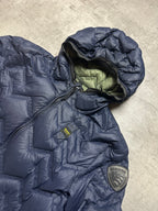 NAVY BLUE USA DOWN PUFFER JACKET - M