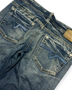 BLUE VINTAGE DIESEL STICHED BOOTCUT DENIM RARE (W)