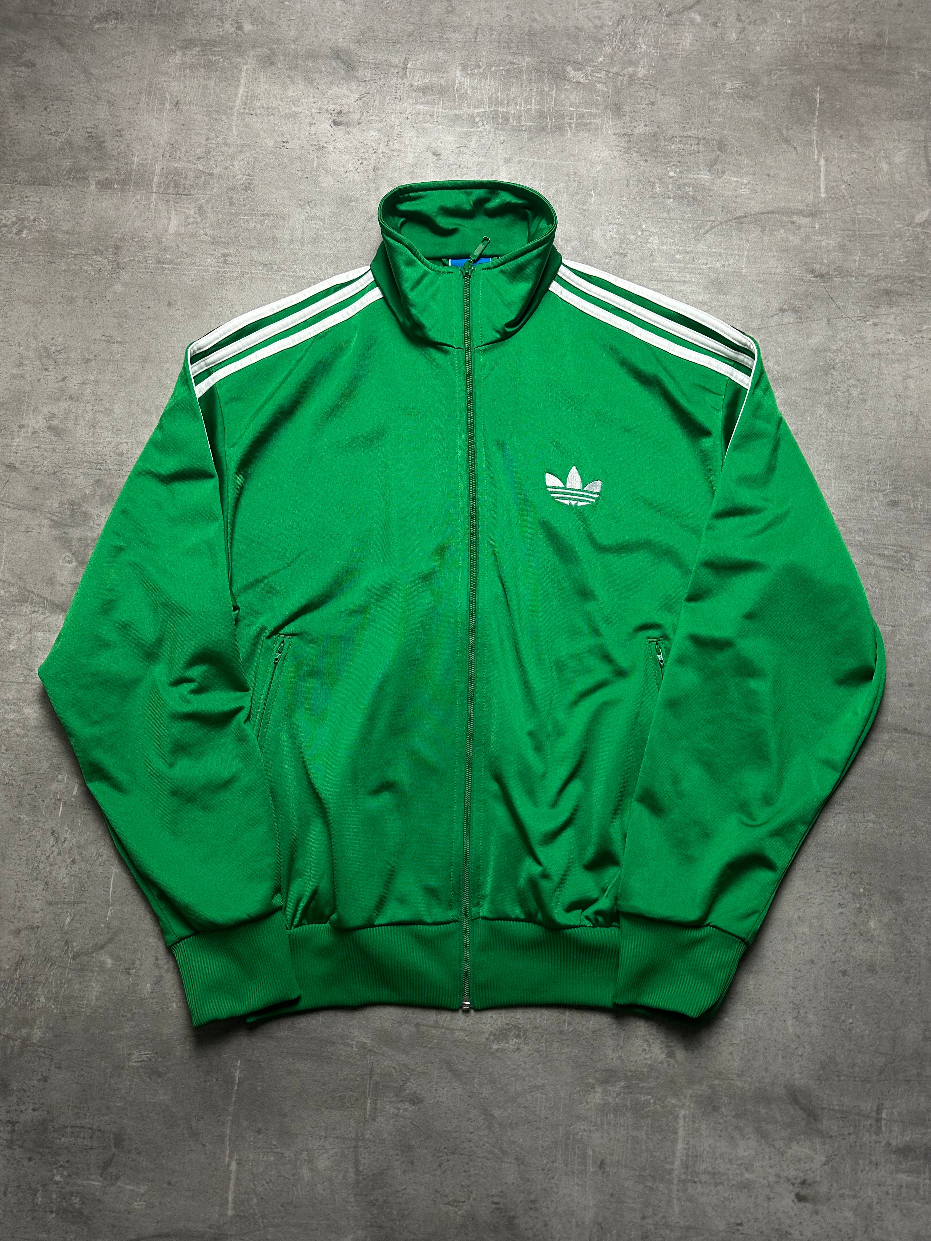 GREEN VINTAGE ADIDAS RETRO FIREBIRD TRACKJACKET - 2000s - L
