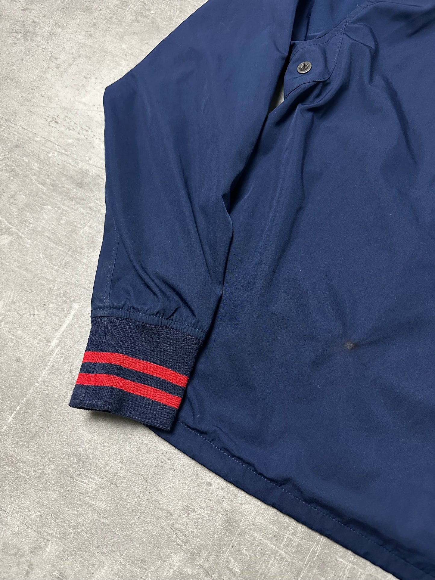 NAVY/RED POLO RALPH LAUREN PONY CLUB BOMBER JACKET - S/M