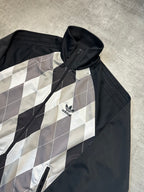 BLACK VINTAGE ADIDAS FIREBIRD TRACKJACKET RARE - 2000s - M/L