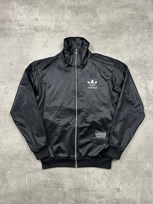 BLACK VINTAGE ADIDAS CHILE62 TRACKJACKET - 2000s - S/M