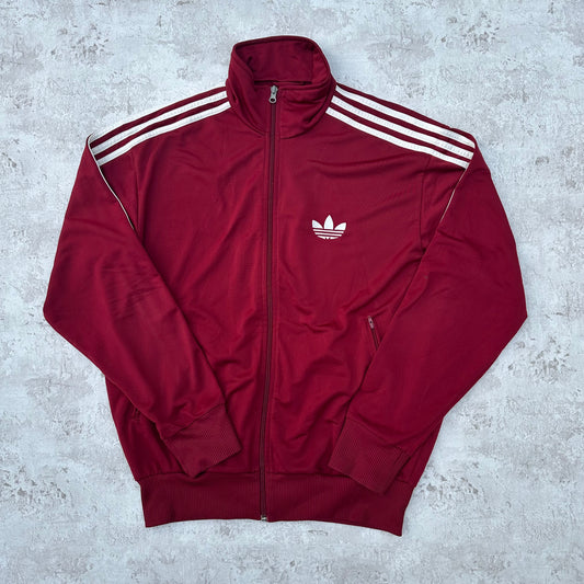 BORDEAUX RED ADIDAS FIREBIRD TRACKJACKET - 2000s - M