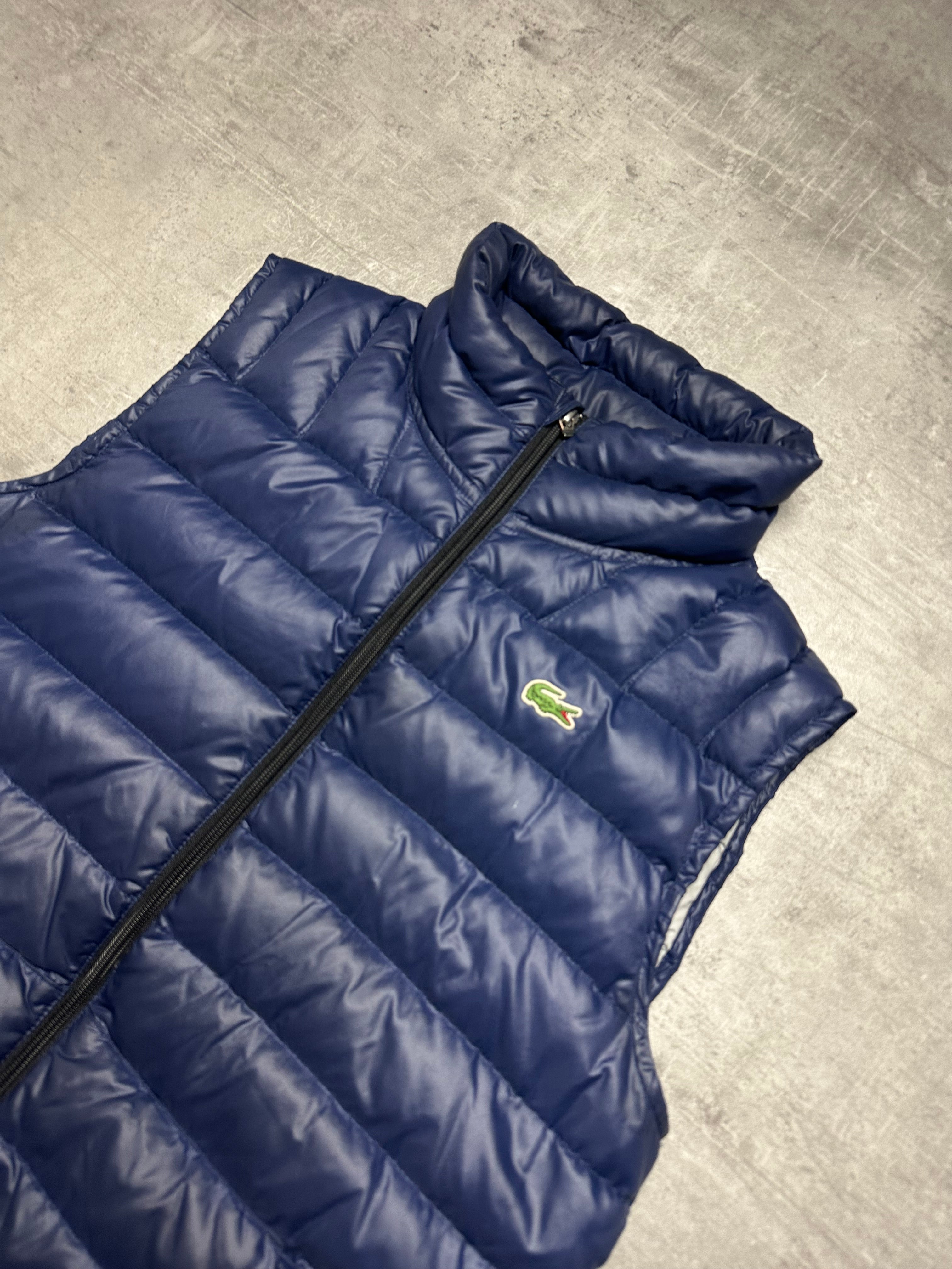 NAVY LACOSTE DOWN VEST - S/M
