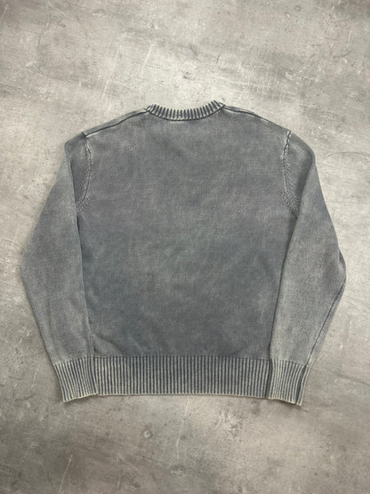 GREY/ORANGE DIESEL SWEATSHIRT KNIT - 2000s - M/L