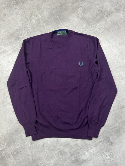 PURPLE VINTAGE FRED PERRY KNIT - S/M