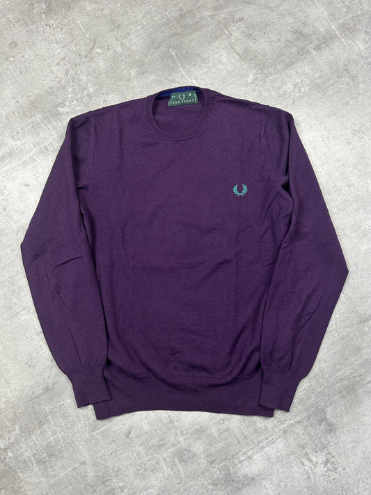PURPLE VINTAGE FRED PERRY KNIT - S/M