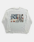 WHITE ASAP ROCKY SWAG GRAPHIC LONGSLEEVE